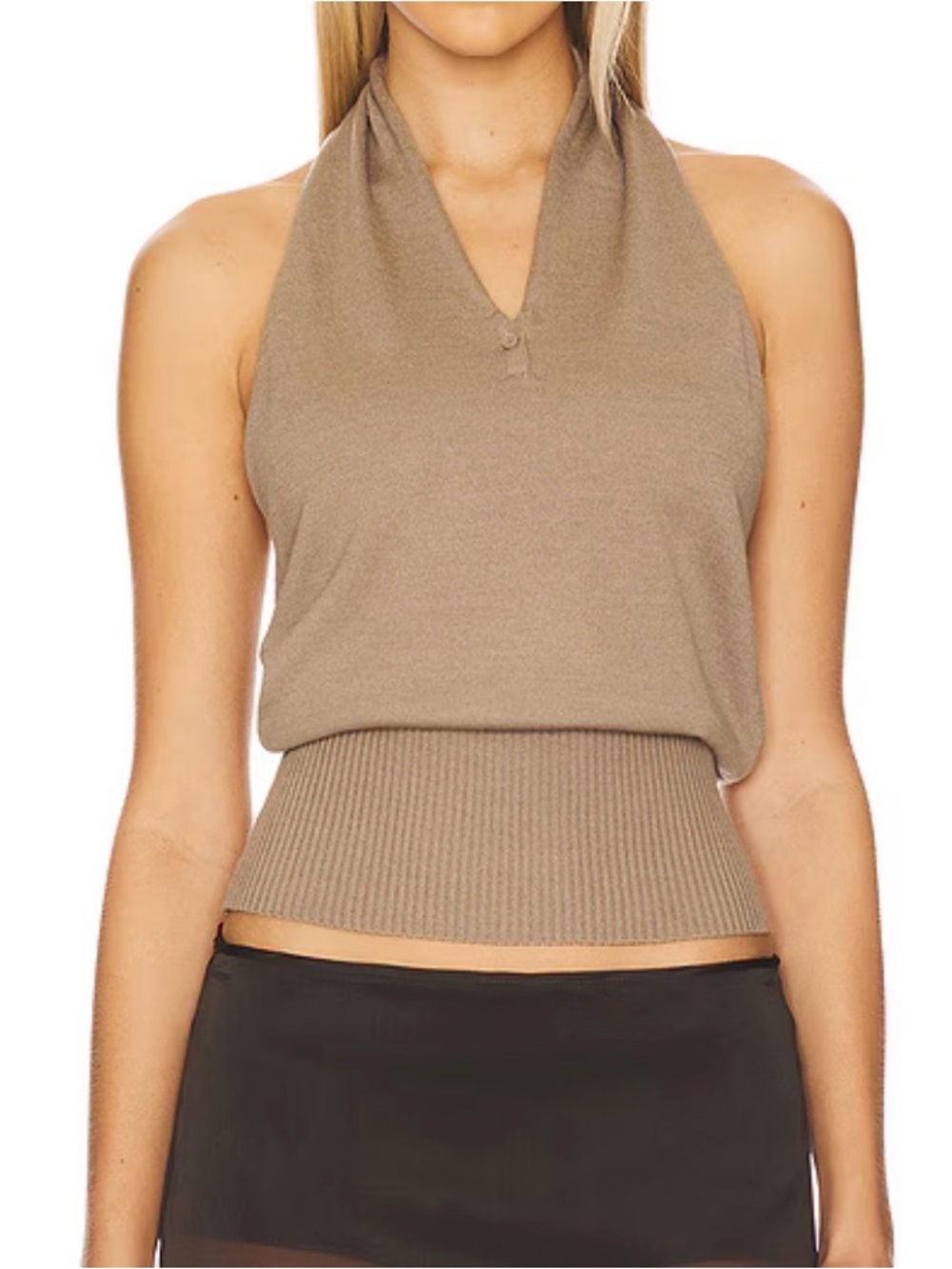 Geel Marcello Halter in Mushroom size small
